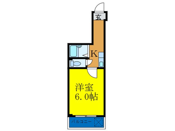 オークレジデンスの物件間取画像